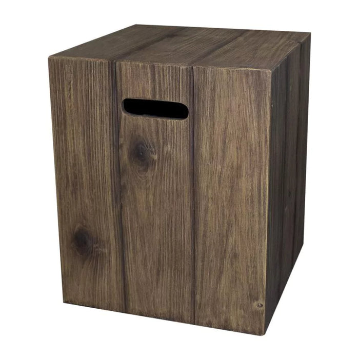 Pacific 39" Square Fire Table Kit - Wood Color