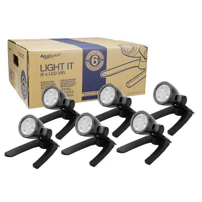 Aquascape Pond and Landscape LED 3-Watt Spotlight 6-Pack