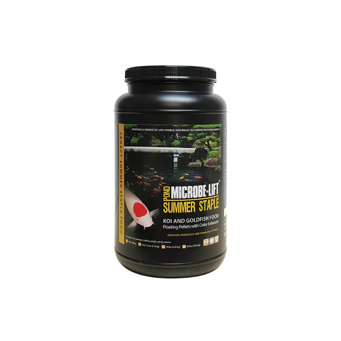 Microbe-Lift 2 lb Floating Summer Staple Fish Food