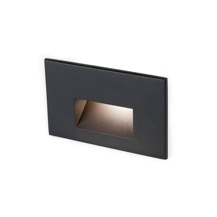 WAC 5" x 3" Black Rectangle Step LED Light