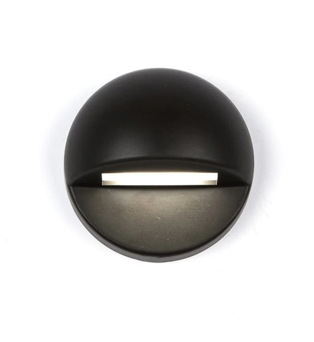 WAC Round Deck & Patio LED - Black