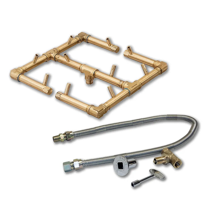 Warming Trends CROSSFIRE 120K BTU Natural Gas Burner and Flex Line
