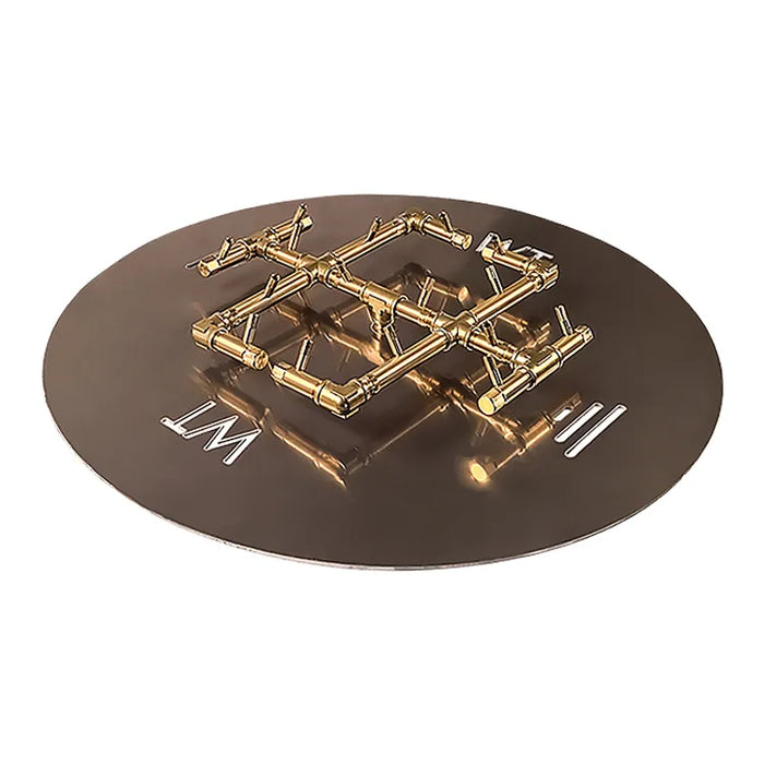 Warming Trends CROSSFIRE 180K BTU 30" Round Natural Gas Burner System