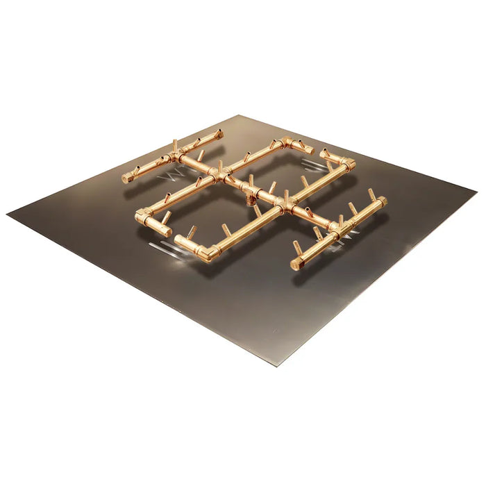 Warming Trends CROSSFIRE 290K BTU 36" Square Natural Gas Burner System