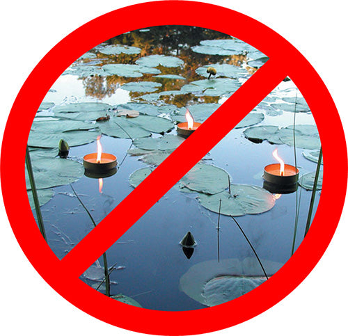Why Floating Candles and Ponds are a Dangerous Combination