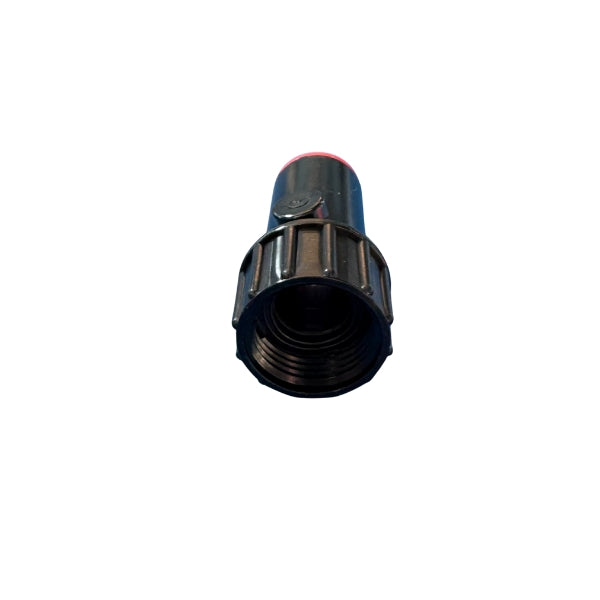Mister Soaker Hose .700 (Red Stripe) Compression x Female Garden Hose Adapter