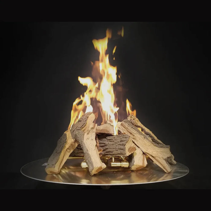 Warming Trends 12 Pc Ceramic "Mountain Split" Log Set for 36"-42" Fire Pit