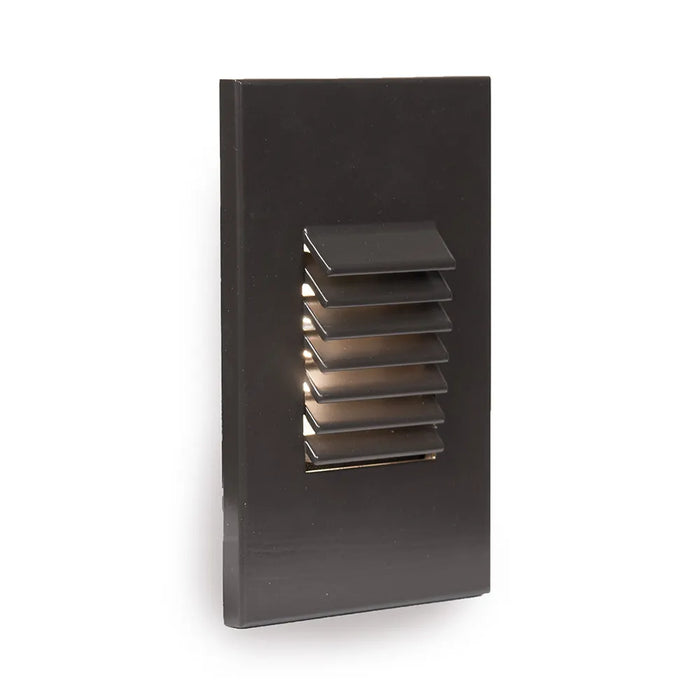 WAC 12V Vertical Rectangle Step & Wall Light - Black