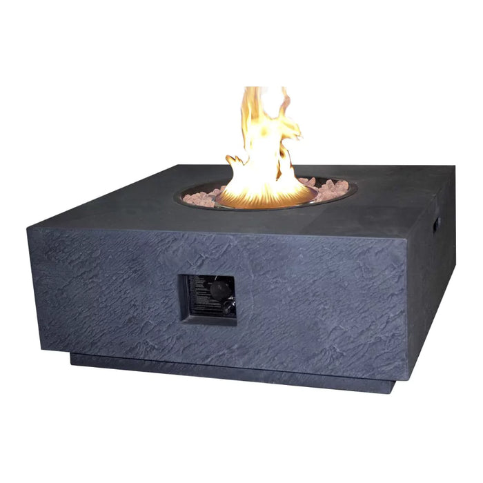 Pacific 36" Square Fire Table Kit - Dark Grey